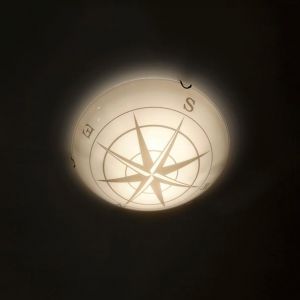 Kompass Taklampe Opal 2 x E14/40W  Ø:30