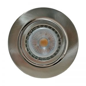 Mercur Downlight Circle 230v Nord GU10 5,5 W LED 2700k Børstet stål
