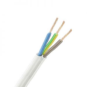 PMH kabel 3G1,00mm2 HVIT H05VV-F-met