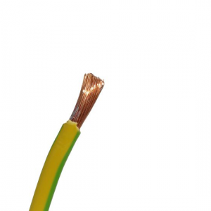 RK kabel 6,0 mm2 Gul/Grønn Ø 4,7mm-met