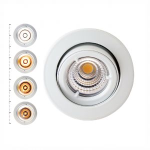 Mercur Downlight Warmdim Infinity Switch GU10 6,5W LED Hvit