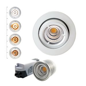 Mercur Downlight Warmdim Infinity Switch 7W LED m/driver 48mm Hvit