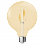 LED pære 230V/E27 2,8W Gylden Globe Filament Ø:12